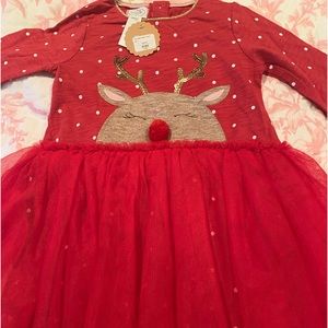 Reindeer tule dress for toddler